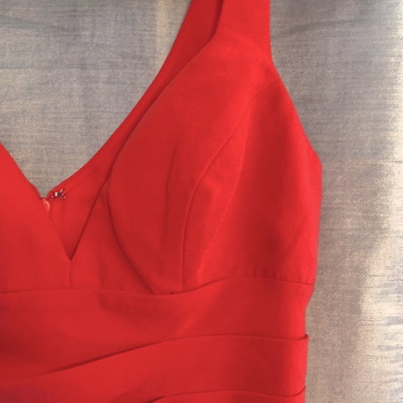 BCBGMaxazria Yazmin Crepe Midi Cocktail Dress - Picture 11 of 14